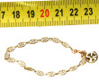 Petit bracelet en or jaune 18 cts, poinç