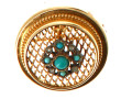 Broche-pendentif ancienne en or jaune 18