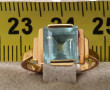 Bague en or jaune 18 cts, poinçon tête d