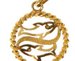 Pendentif dauphins en or jaune 18 cts, p