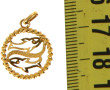 Pendentif dauphins en or jaune 18 cts, p