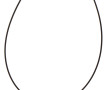 BACCARAT - Pendentif forme galet en verr
