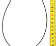 BACCARAT - Pendentif forme galet en verr
