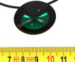 BACCARAT - Pendentif forme galet en verr