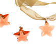 BACCARAT - Parure en cristal orange et o