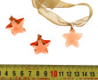 BACCARAT - Parure en cristal orange et o