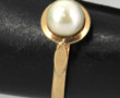 Petite bague en or jaune 18 cts, poinçon