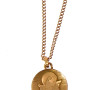 Médaille "Ange" en or jaune 18 cts, poin