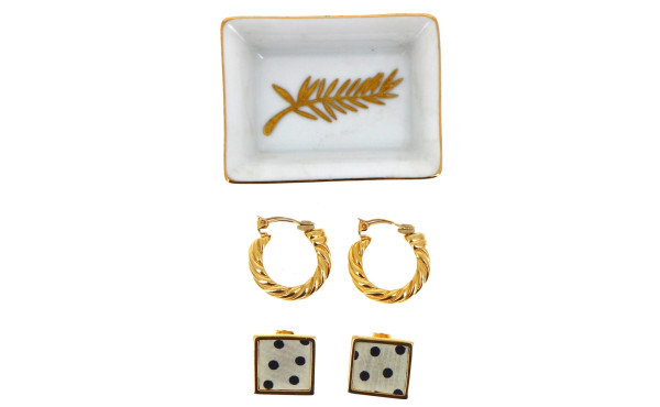 ROCHAS Paris - Clips d'oreilles en métal