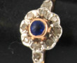 Petite bague ancienne deux ors 18 cts, p