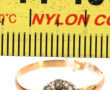 Petite bague ancienne deux ors 18 cts, p