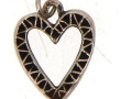 TOULHOAT - Pendentif cœur en argent, poi