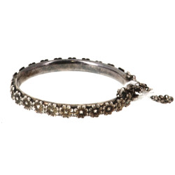 Bracelet de fillette en argent, décor de