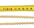 Collier à maille plate en plaqué or