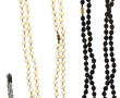 Lot de bijoux fantaisie dont 2 sautoirs,
