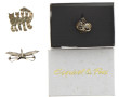 Lot de 3 bijoux en argent : 2 pendentifs