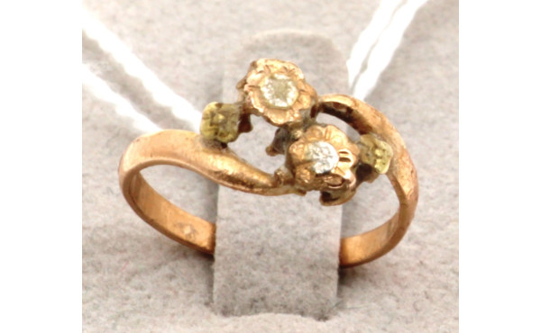 Bague ancienne en or 18 cts, poids 2 grs