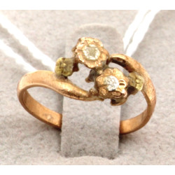 Bague ancienne en or 18 cts, poids 2 grs