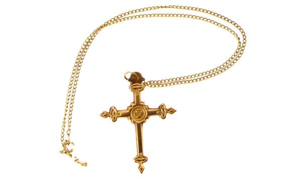Croix de Jeannette en or jaune 18 carat