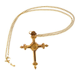 Croix de Jeannette en or jaune 18 carat