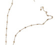 Collier accidenté en or jaune 18 cts, po
