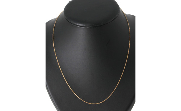 Chaîne en or jaune 18 cts, poinçonnée tê