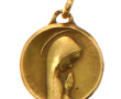 Médaille de la Vierge en or jaune 18 cts