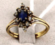 Bague en or 18 carats sertie d'une spine