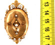 Broche ouvrante en or 18 cts. Poids brut