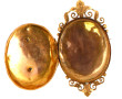 Broche ouvrante en or 18 cts. Poids brut