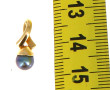 Pendentif en or jaune 18 carats et perle