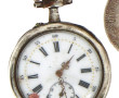 Lot comprenant 2 gourmettes en argent (p
