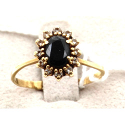 Bague en or 18 cts sertie d'une spinelle