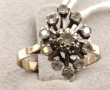 Bague en or 18 cts sertie de pierres bla