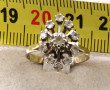 Bague en or 18 cts sertie de pierres bla