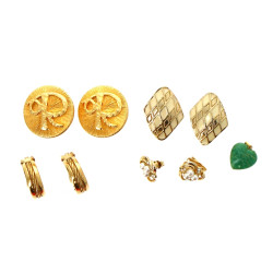 Lot de 4 paires de BO fantaisie et un pe
