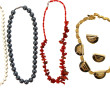 Lot de colliers fantaisie dont une parur