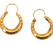 Paire de BO en or poids 1,50 grs
