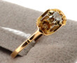 Bague ancienne en or jaune 18 carats, po