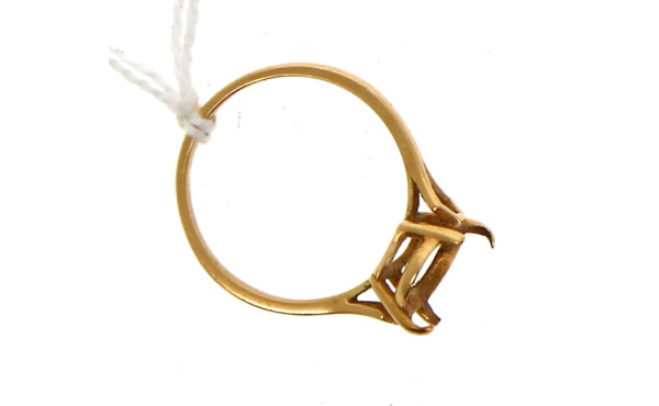 Monture de bague en or 18 cts, poinçon t