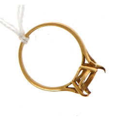 Monture de bague en or 18 cts, poinçon t