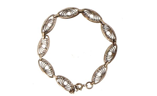 Bracelet en argent 925ème, poids 7,60 gr