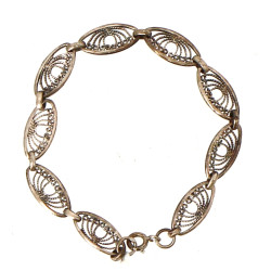 Bracelet en argent 925ème, poids 7,60 gr