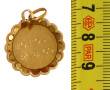 Médaille de la Vierge or jaune 18 cts, p