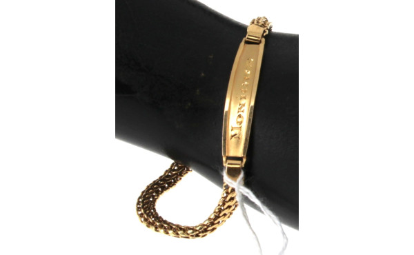 Gourmette "Monique" en or jaune 18 cts, 