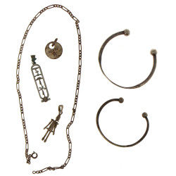 Lot de bijoux en argent, certains poinço