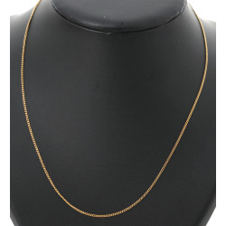 Chaîne en or 18 cts, poinçon tête d'aigl