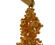 Pendentif en or jaune en forme de pépite