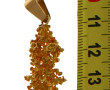 Pendentif en or jaune en forme de pépite