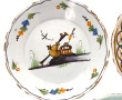 NEVERS XIXème - Assiette en faïence à dé